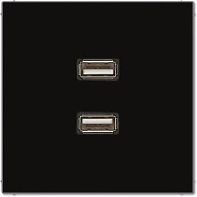 JUNG LS 1153 SW Steckdose - USB, Schwarz JUNG LS 1153 SW Steckdose - USB, Schwarz