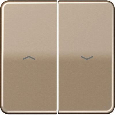 Jung CD 595 P GB - Wippe mit Pfeilsymbolen - Gold-Bronze Jung CD 595 P GB - Wippe mit Pfeilsymbolen - Gold-Bronze