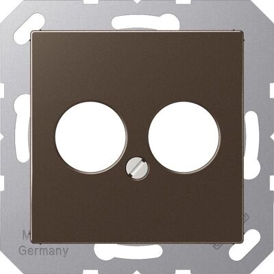 JUNG A562-2MO Abdeckung mokka für 2 Kleinst.Dosen - Zubehör Schalterprogramm JUNG A562-2MO Abdeckung mokka für 2 Kleinst.Dosen - Zubehör Schalterprogramm