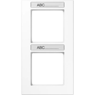 Jung AC 582 BFNA WW - Rahmen 2-f Schriftf. senkr alpinweiß AC 582 BFNA WW Jung AC 582 BFNA WW - Rahmen 2-f Schriftf. senkr alpinweiß AC 582 BFNA WW