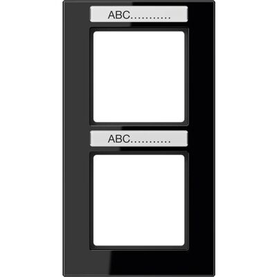 Jung AC 582 BFNA SW - Rahmen 2-fach - Schwarz - Schalterrahmen Jung AC 582 BFNA SW - Rahmen 2-fach - Schwarz - Schalterrahmen