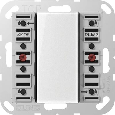 JUNG A 5074 TSM - Sensor táctil KNX de 4 canales JUNG A 5074 TSM - Sensor táctil KNX de 4 canales