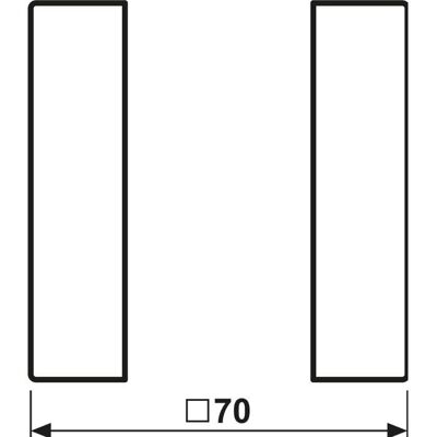 JUNG ME 2501 TSA AT - Komplettes 1-fach Taster-Set JUNG ME 2501 TSA AT - Komplettes 1-fach Taster-Set