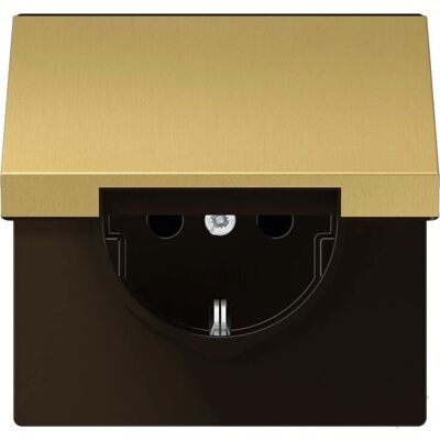 Jung ME1520KIKLC Metall-Steckdose mit Sicherheitsabdeckung - 16A 250V Jung ME1520KIKLC Metall-Steckdose mit Sicherheitsabdeckung - 16A 250V