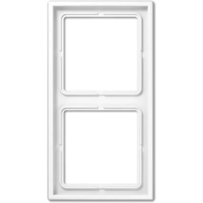 JUNG Alpine White 2-Gang Wall Switch Frame - Switch Cover JUNG Alpine White 2-Gang Wall Switch Frame - Switch Cover
