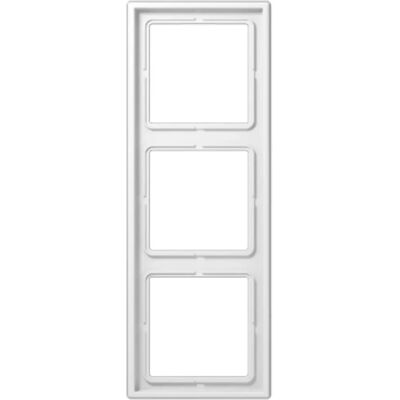 JUNG Alpine White 3-Gang Electrical Frame - Protect & Decorate JUNG Alpine White 3-Gang Electrical Frame - Protect & Decorate