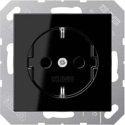 JUNG A 1520 BF SW - Schuko-Steckdose Schwarz JUNG A 1520 BF SW - Schuko-Steckdose Schwarz