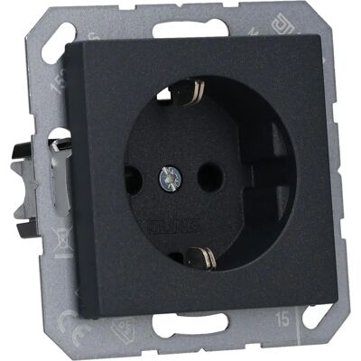 Jung A 1520 Anthracite Safety Plus Outlet - Electrical Outlet Jung A 1520 Anthracite Safety Plus Outlet - Electrical Outlet