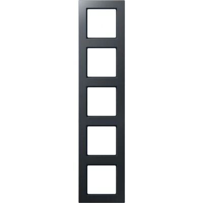 JUNG AC 585 BF ANM - Encadrement 5 modules - anthracite - résistant aux chocs - Publicité JUNG AC 585 BF ANM - Encadrement 5 modules - anthracite - résistant aux chocs - Publicité