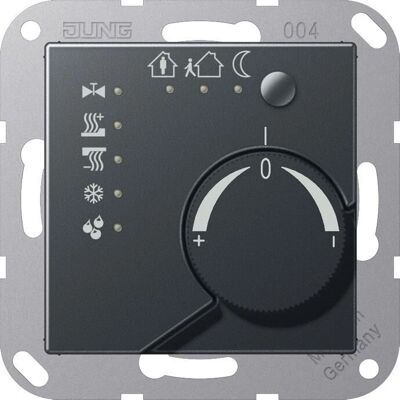 JUNG A 2178 ANM - Thermostat, Grau, 0-40°C JUNG A 2178 ANM - Thermostat, Grau, 0-40°C