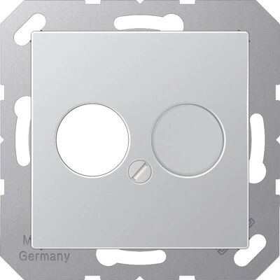 JUNG A 562 AL - Abdeckung aus Aluminium für 2 Kleinst. Dosen JUNG A 562 AL - Abdeckung aus Aluminium für 2 Kleinst. Dosen