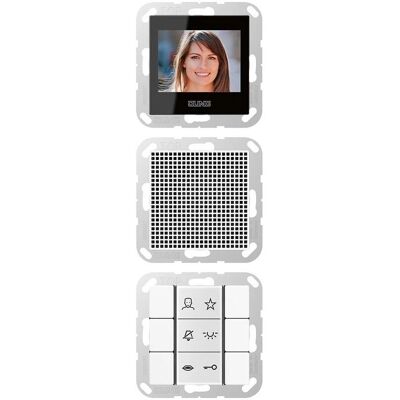 JUNG - SIVIA622WW - 55mm - White - Video-Innenstation JUNG - SIVIA622WW - 55mm - White - Video-Innenstation