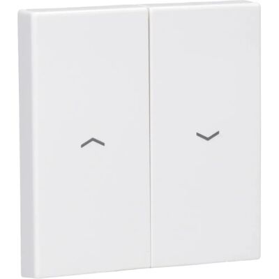Interrupteur double pour volets roulants Jung - IP44, Blanc Alpin, Série LS990 - Publicité Interrupteur double pour volets roulants Jung - IP44, Blanc Alpin, Série LS990 - Publicité
