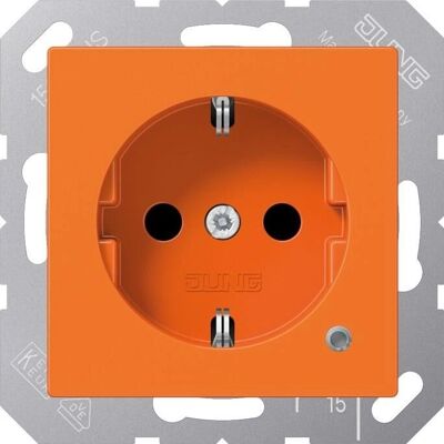 Jung A1520BFKOO Enchufe Schuko Naranja - Enchufe eléctrico Jung A1520BFKOO Enchufe Schuko Naranja - Enchufe eléctrico