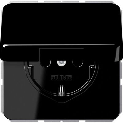 Jung CD1520BFKIKLSW Steckdose - Schuko 16A 250V mit Abdeckung Jung CD1520BFKIKLSW Steckdose - Schuko 16A 250V mit Abdeckung