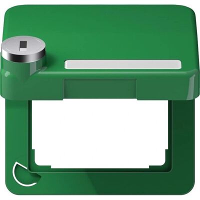 Jung CD 590 BFKLSL GN - Wasserdichter Klappdeckel 50x50mm - Elektrozubehör Jung CD 590 BFKLSL GN - Wasserdichter Klappdeckel 50x50mm - Elektrozubehör