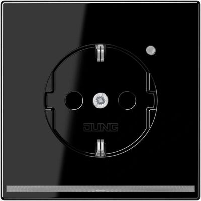 Jung LS 1520-O SW LNW - Schuko-Steckdose mit LED-Leuchte Jung LS 1520-O SW LNW - Schuko-Steckdose mit LED-Leuchte