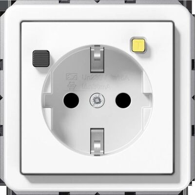 JUNG CD5520.30WW - Weiß Schuko-Steckdose - Elektrische Steckdose JUNG CD5520.30WW - Weiß Schuko-Steckdose - Elektrische Steckdose