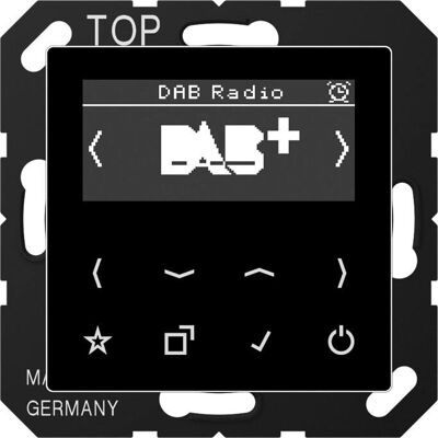 Radio Intelligente JUNG DAB+ - Radio digitale con Bluetooth e Sveglia Radio Intelligente JUNG DAB+ - Radio digitale con Bluetooth e Sveglia