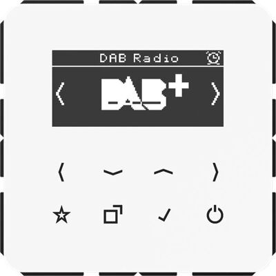 JUNG DAB+ Digitalradio Weiss - Smart Radio, UKW, Bluetooth, WLAN JUNG DAB+ Digitalradio Weiss - Smart Radio, UKW, Bluetooth, WLAN
