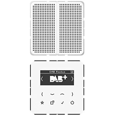 JUNG DAB+ Radio - Weiss - Mono - Internetradio - WLAN JUNG DAB+ Radio - Weiss - Mono - Internetradio - WLAN