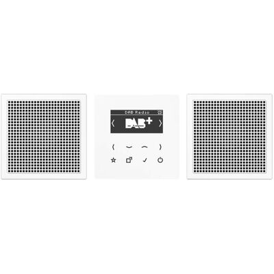 JUNG DABLS2WW Smart Radio DAB+ - Digitalradio mit 2 Lautsprechern JUNG DABLS2WW Smart Radio DAB+ - Digitalradio mit 2 Lautsprechern