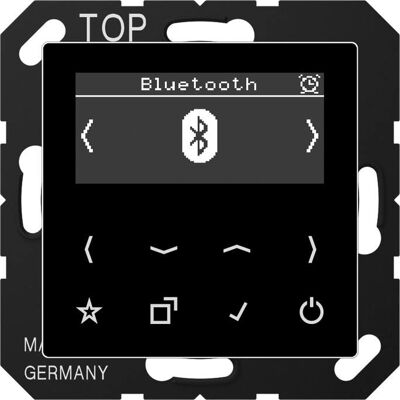 Radio inteligente JUNG DAB+ Bluetooth - Radio digital, negro Radio inteligente JUNG DAB+ Bluetooth - Radio digital, negro