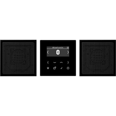Jung Kit Smart Radio DAB+ Bluetooth - Stereo mit 2 Lautsprechern - Schwarz Jung Kit Smart Radio DAB+ Bluetooth - Stereo mit 2 Lautsprechern - Schwarz