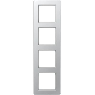 JUNG AF584BFAL - Rahmen 4-fach Aluminium - Schalterrahmen JUNG AF584BFAL - Rahmen 4-fach Aluminium - Schalterrahmen