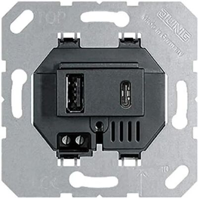 Jung USB-Ladegerät USB15CASW - Schwarz, Doppel-USB, Modell USB15CASW Jung USB-Ladegerät USB15CASW - Schwarz, Doppel-USB, Modell USB15CASW