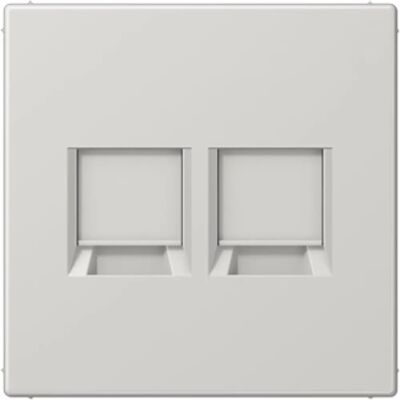 Jung LS1969-2WELG Grau Modular-Steckerabdeckung - 2-polig Jung LS1969-2WELG Grau Modular-Steckerabdeckung - 2-polig