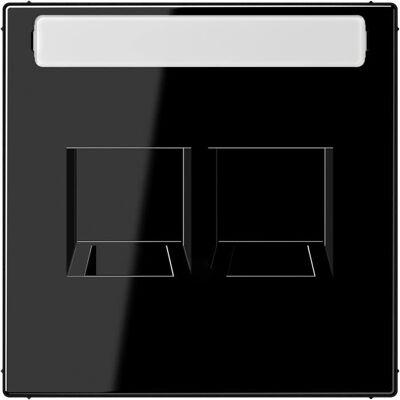 JUNG LS1969-2NAWESW - Abdeckung für Modular-Jack - Schwarz JUNG LS1969-2NAWESW - Abdeckung für Modular-Jack - Schwarz