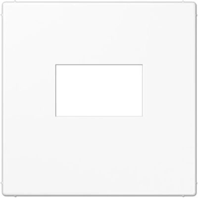 Cubierta para cargador USB Jung LS1969USBWW - Placa Central Plástico Blanco Protección IP Cubierta para cargador USB Jung LS1969USBWW - Placa Central Plástico Blanco Protección IP