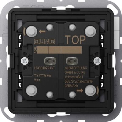 Jung LSCD10721ST - Pulsador KNX estándar 2 vías Jung LSCD10721ST - Pulsador KNX estándar 2 vías