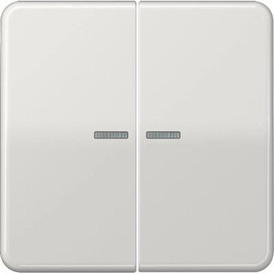 Jung CD102KO5LG - gris 67x67 mm - 2-pol Interrupteur - Publicité Jung CD102KO5LG - gris 67x67 mm - 2-pol Interrupteur - Publicité
