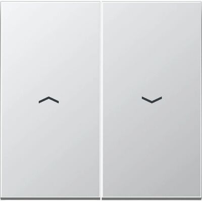 Interrupteur Double en Aluminium Jung pour Volets - IP44 - 70x70mm - Publicité Interrupteur Double en Aluminium Jung pour Volets - IP44 - 70x70mm - Publicité
