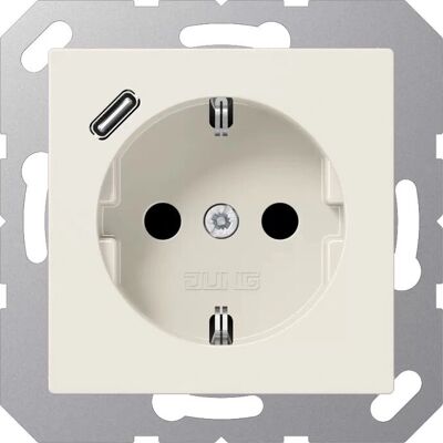 JUNG A1520-18C - Schuko-Steckdose mit USB Typ C JUNG A1520-18C - Schuko-Steckdose mit USB Typ C