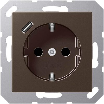 JUNG A1520-18CMO - USB Schuko Steckdose JUNG A1520-18CMO - USB Schuko Steckdose
