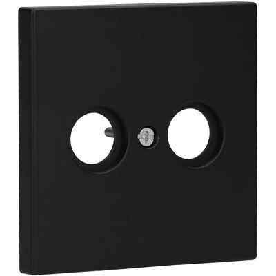 Plaque murale TV JUNG LS 990 - 2 Prises TV/FM - Sans vis - Mat - Compatible JUNG EDU 04 F, GEDU 10, GEDU 15 - Publicité Plaque murale TV JUNG LS 990 - 2 Prises TV/FM - Sans vis - Mat - Compatible JUNG EDU 04 F, GEDU 10, GEDU 15 - Publicité