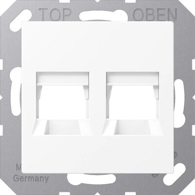 Jung A1569-25WEWWM - Netzwerkabdeckung für Modular-Jack - Weiß Jung A1569-25WEWWM - Netzwerkabdeckung für Modular-Jack - Weiß