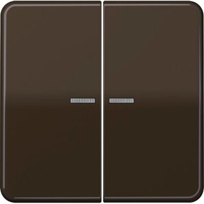 JUNG CD10921STRFBR - KNX RF Taster - 2-fach Duroplast, Braun - Schalter JUNG CD10921STRFBR - KNX RF Taster - 2-fach Duroplast, Braun - Schalter
