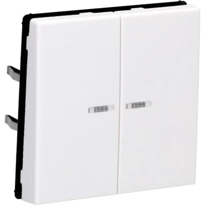 JUNG BTA17102WW Interruptor de Luz Inalámbrico 2 Ganchos - Automatización JUNG BTA17102WW Interruptor de Luz Inalámbrico 2 Ganchos - Automatización