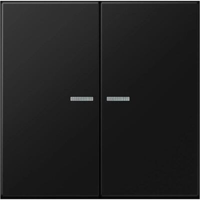 JUNG HOME Interrupteur Bouton - 2F - Noir Mat - Commutateur et Bouton - Publicité JUNG HOME Interrupteur Bouton - 2F - Noir Mat - Commutateur et Bouton - Publicité