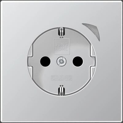 Jung Aluminum Schuko Stecker - Home Serie Steckdose Jung Aluminum Schuko Stecker - Home Serie Steckdose