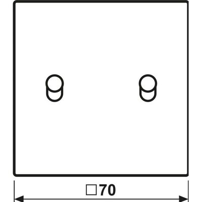 Jung - LS 1912 - AL12-5swmk08 - Schwarz Matt - Wall Plate Jung - LS 1912 - AL12-5swmk08 - Schwarz Matt - Wall Plate