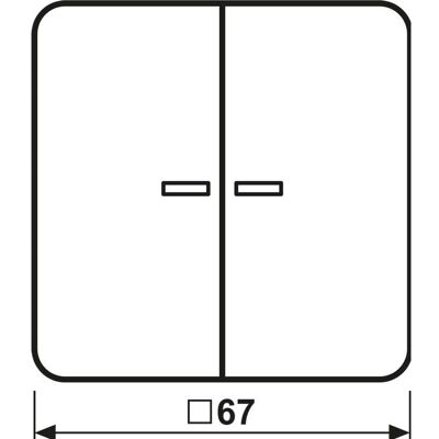JUNG - CD595KO5LG - 2-polig - CD-Serie - Schalter JUNG - CD595KO5LG - 2-polig - CD-Serie - Schalter