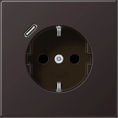 JUNG AL1520-18CD Dunkel USB-C Steckdose - Elektroanschluss JUNG AL1520-18CD Dunkel USB-C Steckdose - Elektroanschluss