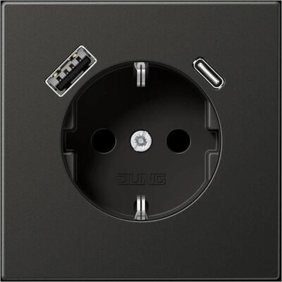 Jung - Steckdose mit USB A+C Jung - Steckdose mit USB A+C