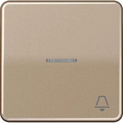JUNG CD590KO5KGB - Interrupteur bascule unique avec symbole de cloche, métal, brillant, IP20 - Publicité JUNG CD590KO5KGB - Interrupteur bascule unique avec symbole de cloche, métal, brillant, IP20 - Publicité