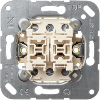 Jung 509EU Interrupteur Double - IP20 - Publicité Jung 509EU Interrupteur Double - IP20 - Publicité